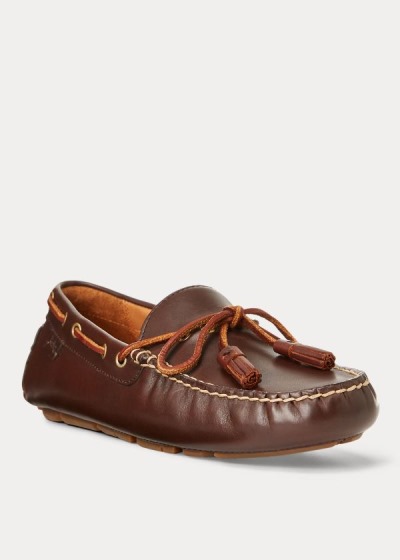 Mocasines Polo Ralph Lauren Hombre Marrom - Anders Tasseled Leather - QRETA9625